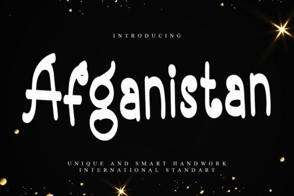 Afganistan Font: A Display Typeface with Handwritten Charm