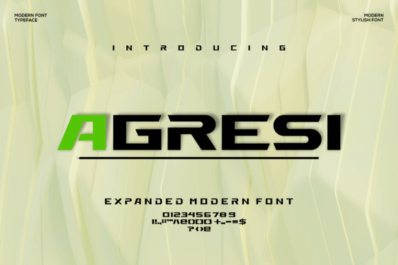 Agresi Font: A Bold, Modern Display Typeface for Digital Branding