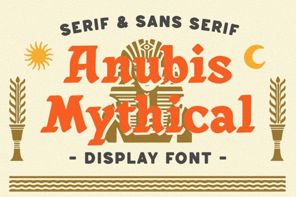 Anubis Mythical: A Display Font That Elevates Real Small Business Branding