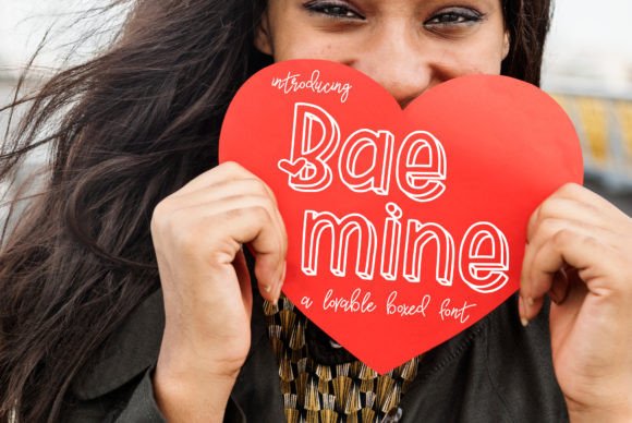 Bae Mine: A Display Font That Feels Like a Warm Hug