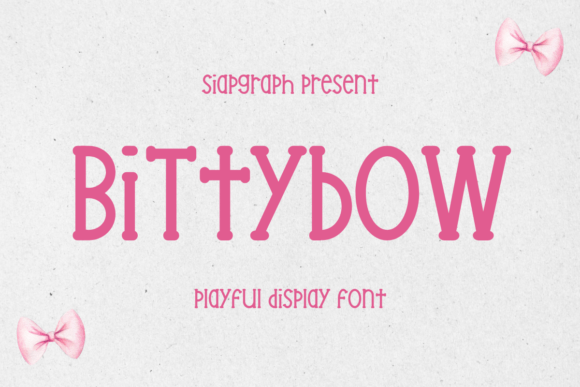 Bittybow: A Playful Display Font for Scroll-Stopping Brand Content