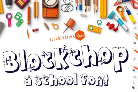 Blockchop: A Display Font That Cuts Through the Feed