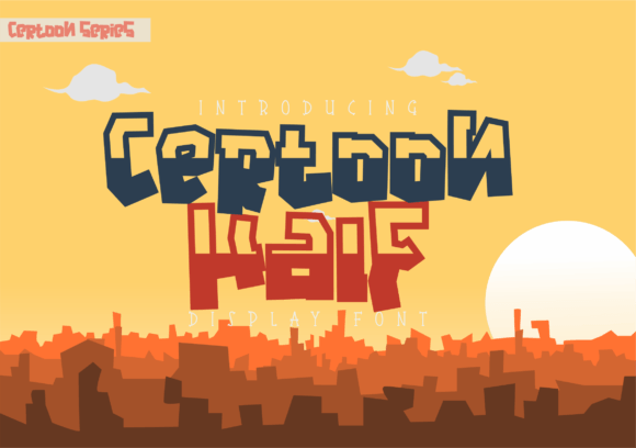 Certoon Half: A Display Font That Breathes With Your Content