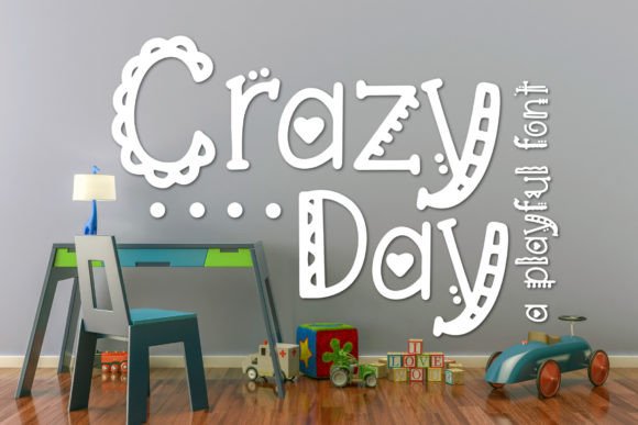 Crazy Day: A Display Font That Makes Joy Instantly Readable