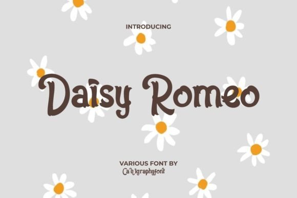 Daisy Romeo Font: A Curly Display Typeface That Elevates Real Branding