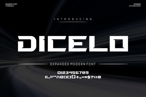 Dicelo: A Modern Display Font for Editorial Calm