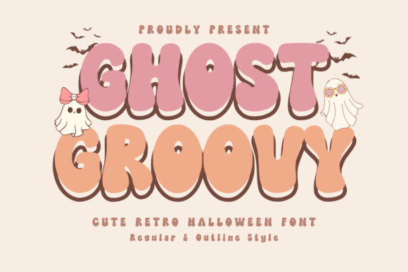 Ghost Groovy: A Bold Halloween Display Font for Editorial Impact