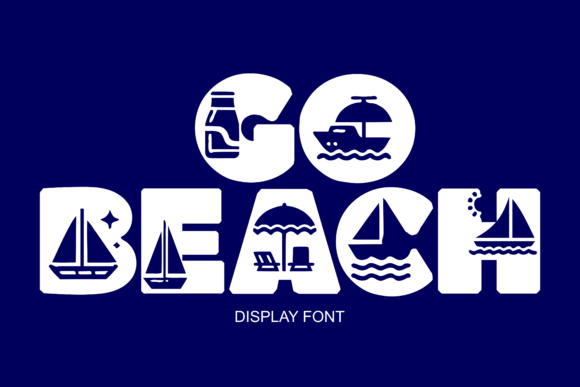 Go Beach Font: A Display Typeface for Handmade Charm