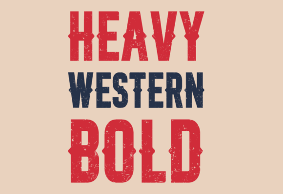 Heavy Western Bold: A Display Font for Editorial Impact