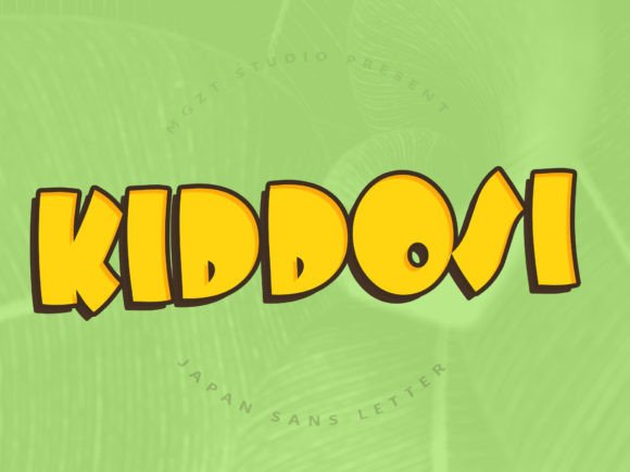 Kiddosi: A Sweet, Readable Display Font for Branding