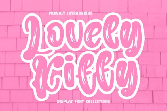 Lovely Kitty: A Playfully Nostalgic Display Font for Digital Design