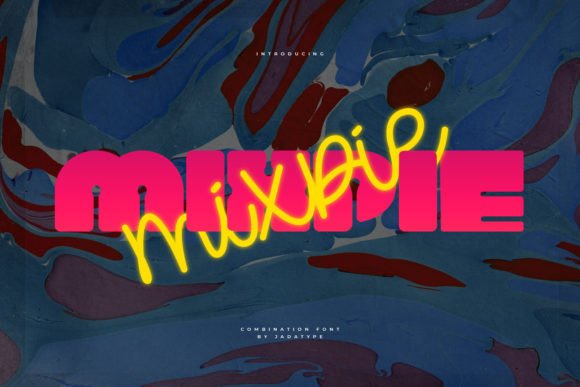 Mixpie: A Bold & Graceful Display Font for Digital Brands