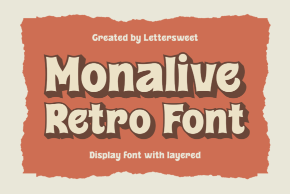 Monalive: A Retro Display Font That Pops on Every Screen
