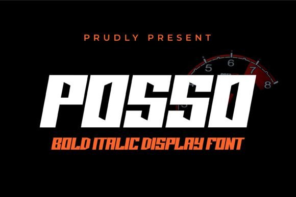 Posso: A Bold Italic Display Font for Editorial Presence
