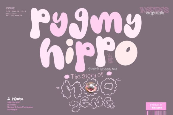 Pygmy Hippo: A Display Font That Does Three Jobs Well
