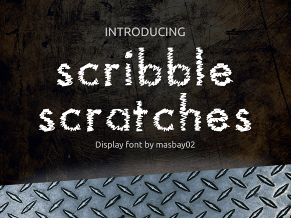 Scribble Scratches: A Handwritten Display Font That Feels Like Your Brand’s Voice