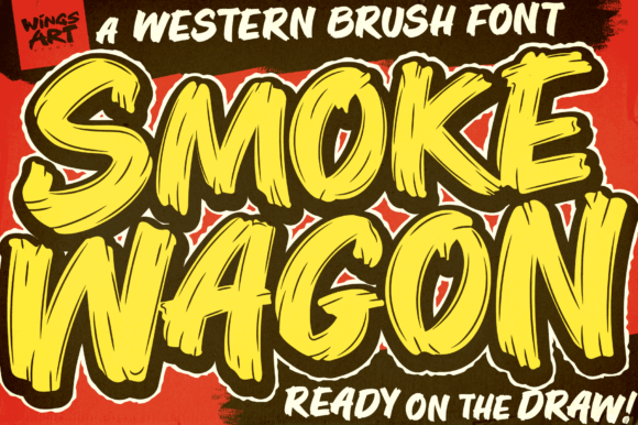 Smoke Wagon: A Bold Display Font for Western-Inspired Digital Branding