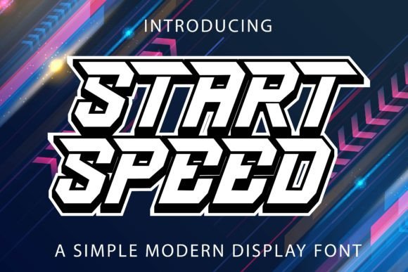 Start Speed Font: The Display Typeface That Moves Your Message