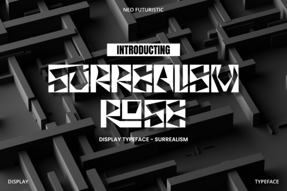 Surrealism Rose: A Display Font That Cuts Through the Feed