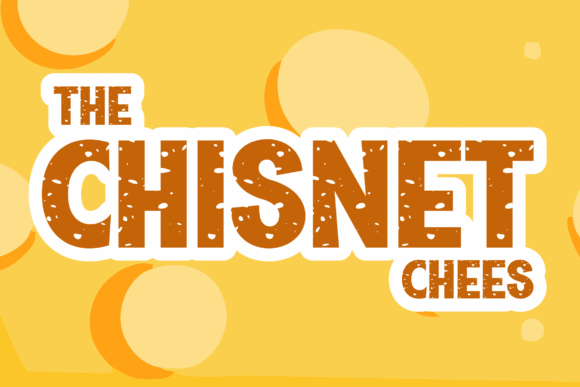 The Chisnet Chees: A Display Font with Delightful Texture