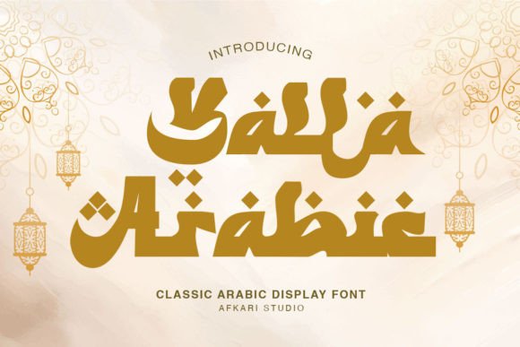 Yalla Arabic: A Display Font That Elevates Cultural Digital Branding